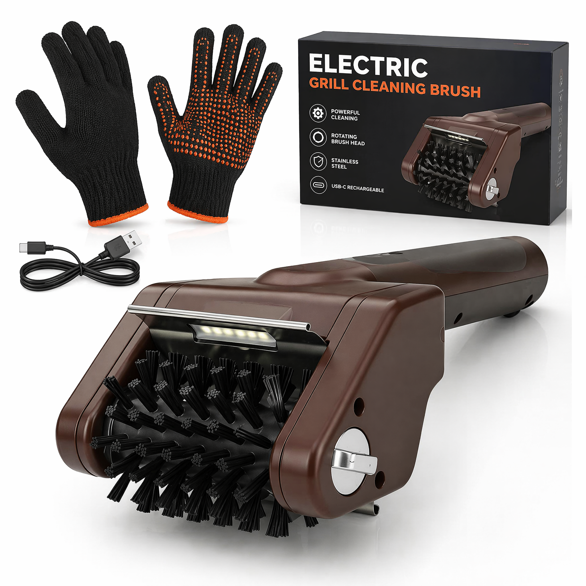 PowerClean Electric Grill Brush