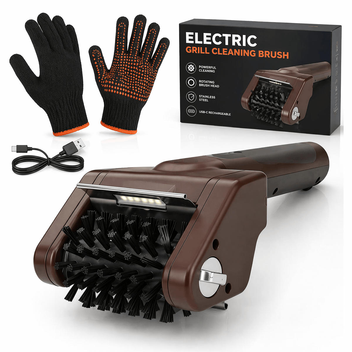PowerClean Electric Grill Brush - MySerapy