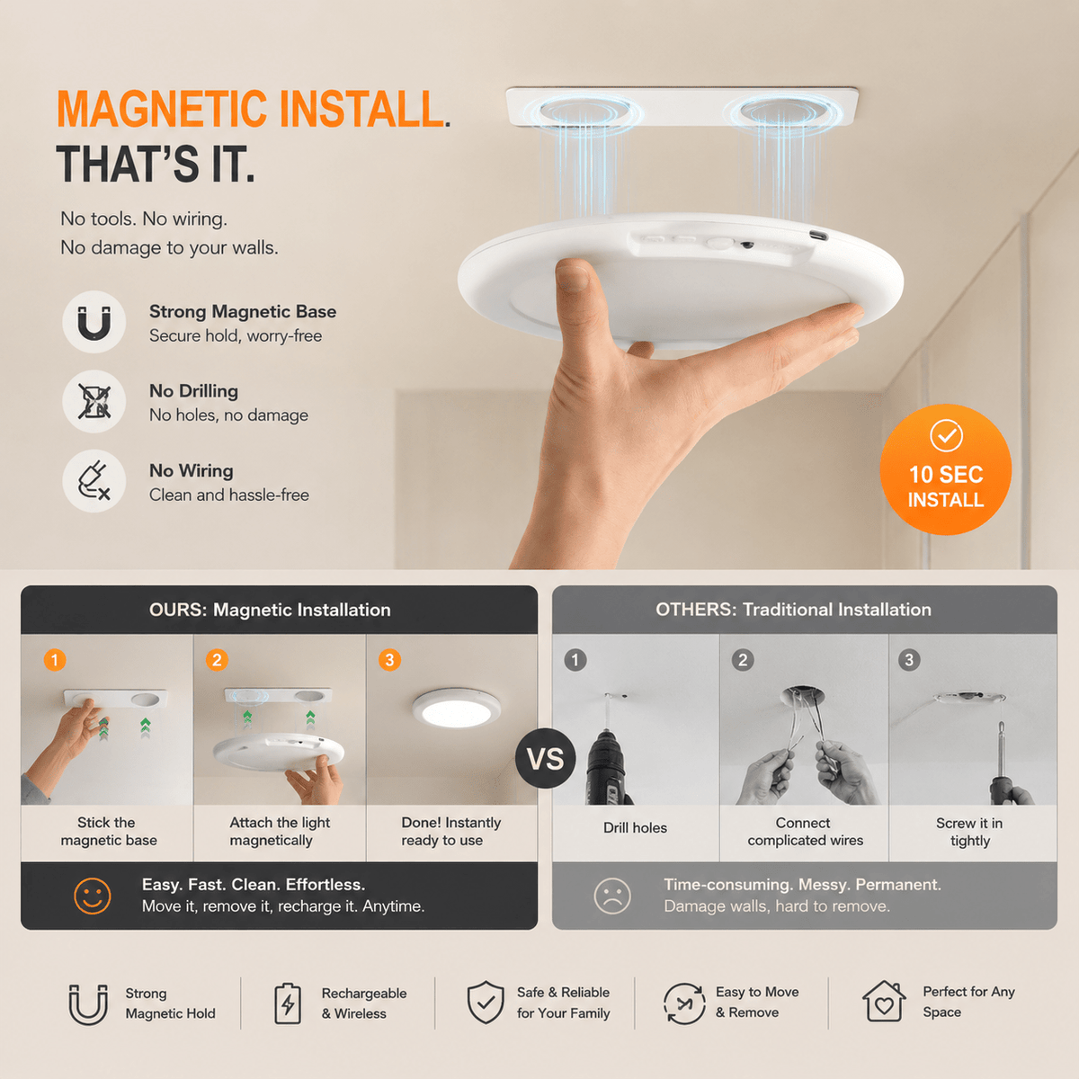 Wireless Smart Ceiling Light - MySerapy