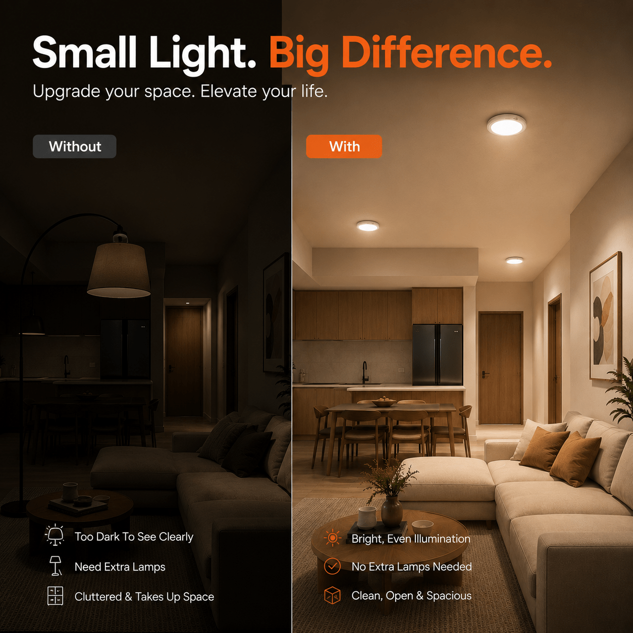 Wireless Smart Ceiling Light - MySerapy