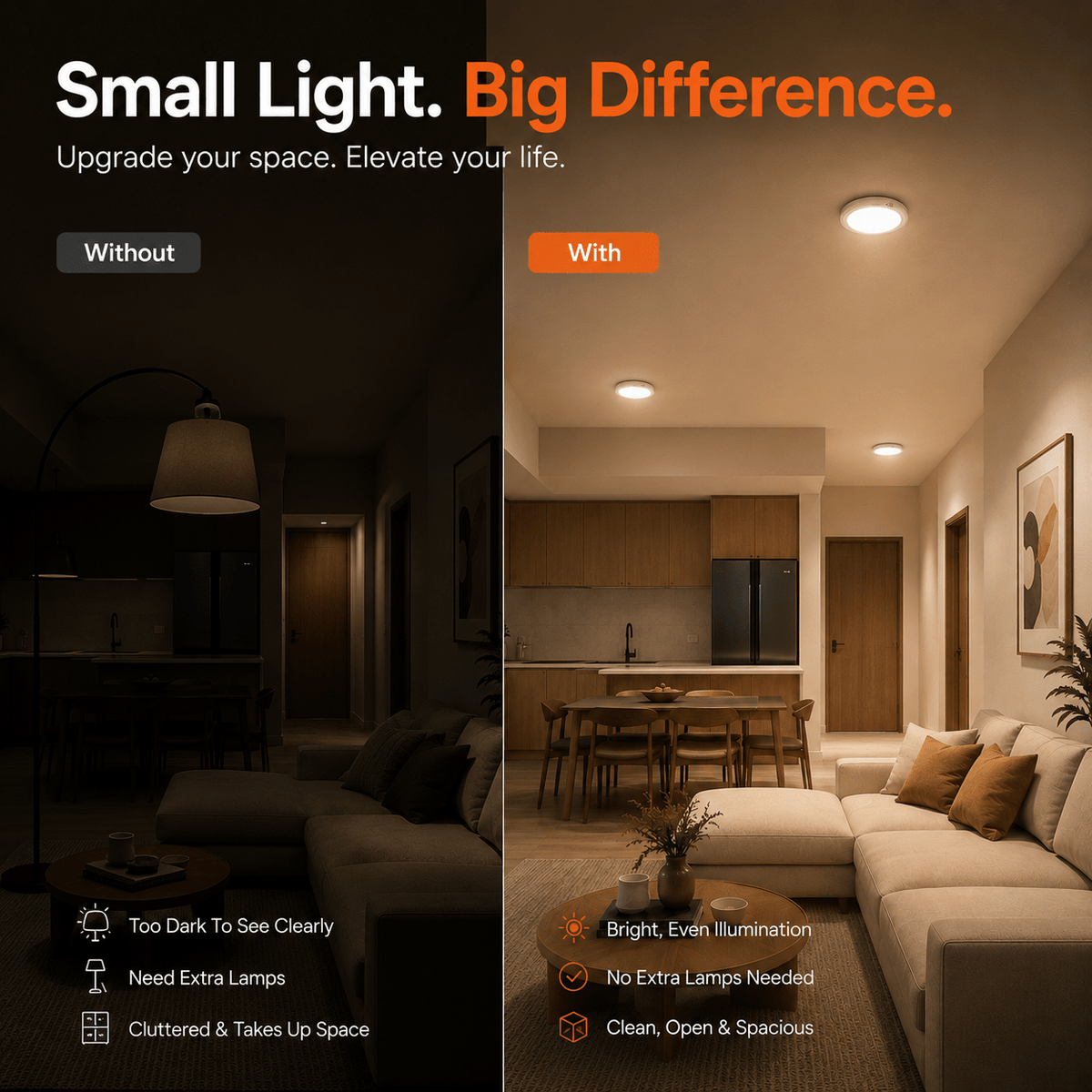 Wireless Smart Ceiling Light - MySerapy