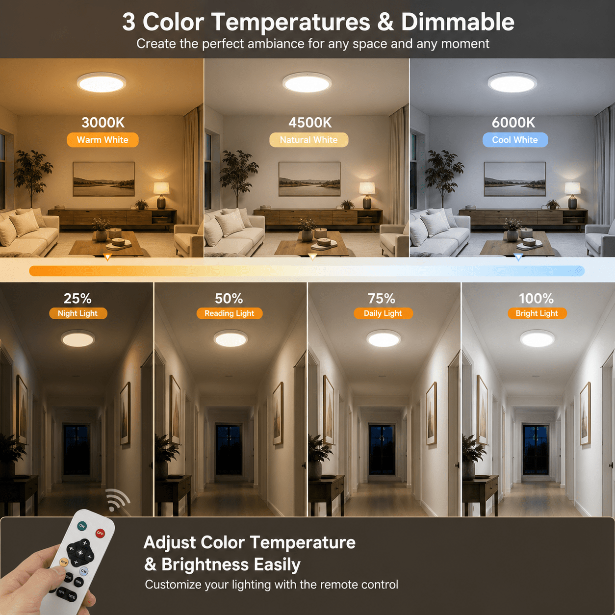 Wireless Smart Ceiling Light - MySerapy